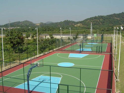 The super silicon PU basketball court ground