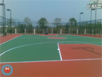 Silicon pu tennis court