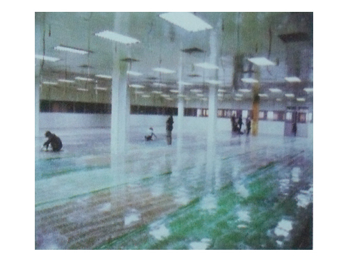 Antistatic copper foil laying Figure