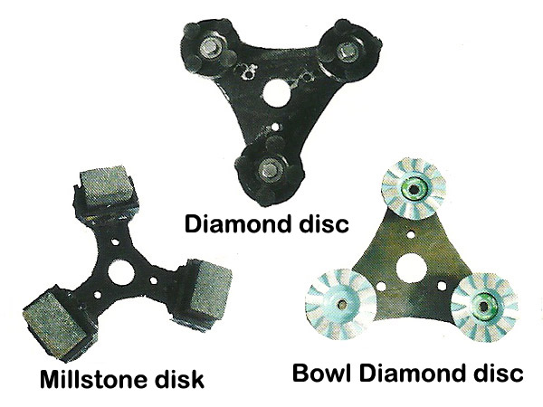 With self-vacuuming grinding machine tools